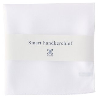 [Smart handkerchief] ホワイトムジハンカチ