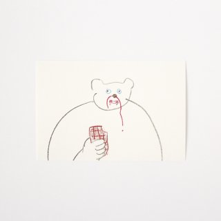 POST CARD Bear Blood