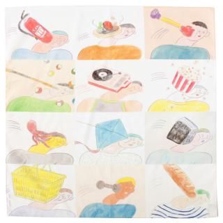 そらママ　ハンカチ　ワンコさん柄　20枚 新作ハンカチ -水沢そら- | news | swimmie