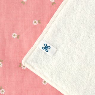 パイル＆ハンカチ Kids / Petit flower / pink