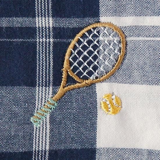 趣味の刺繍ハンカチ / テニス | H TOKYO ハンカチ | OLD