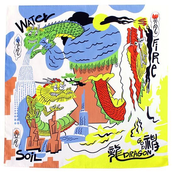 龍は見える？龍が見えた。 | H TOKYO ハンカチ | OLD-FASHIONED STORE