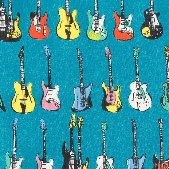 Guitars / turquoise ハンカチ | H TOKYO ハンカチ | OLD Guitars / turquoise ハンカチ | H TOKYO ハンカチ | OLD
