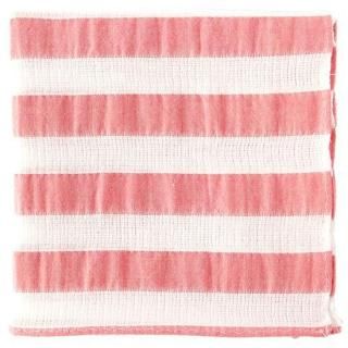 手染め布   ミィちゃまෆ˚* バンドルダイで染めた草木染め糸で編みました（4枚目の右端