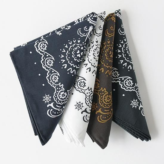 Fiora バンダナ / brown - AnnaB バンダナ | OLD-FASHIONED STORE