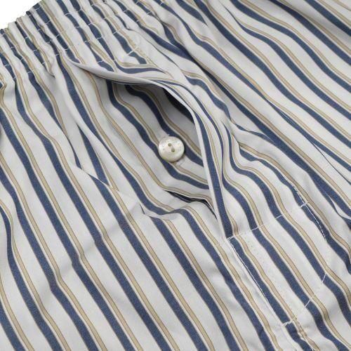 Slim fit ブルーゴールドダブルストライプトランクス S-L - TOKYO