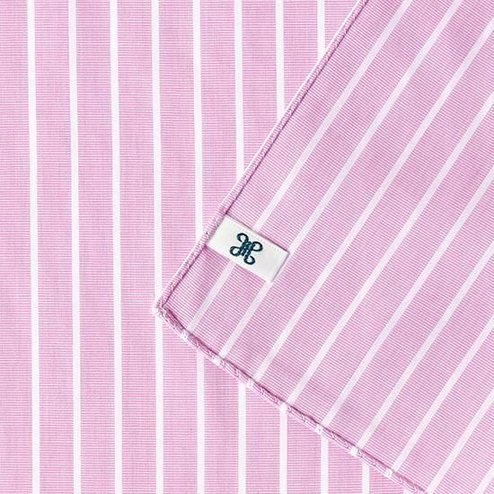 ピンク60ストライプハンカチ | H TOKYO ハンカチ | OLD-FASHIONED STORE