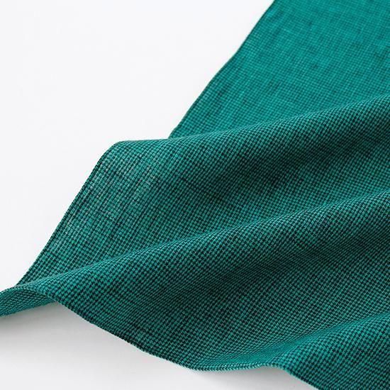 グリーン千鳥リネンハンカチ | H TOKYO ハンカチ | OLD-FASHIONED STORE