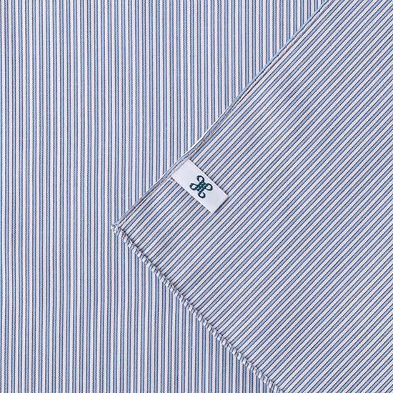 野分様一枚38 サックスブロードストライプハンカチ | H TOKYO ハンカチ | OLD