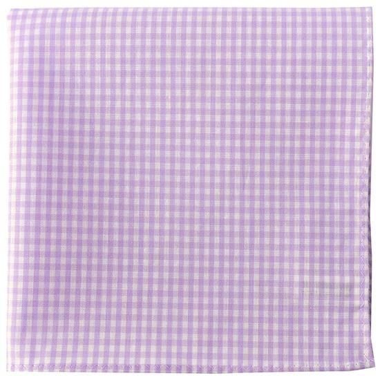 H TOKYOコドモハンカチ / パープルギンガムチェック | H TOKYO