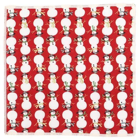 パイル＆ハンカチ mini / Stacked Snowmen | H TOKYO ハンカチ | OLD