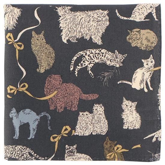 リバティ Koh & Eito / black ハンカチ | H TOKYO ハンカチ | OLD