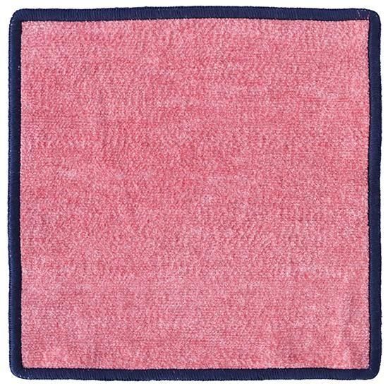 シェニールタオルハンカチ / ネイビー×ピンクミックス | H TOKYO