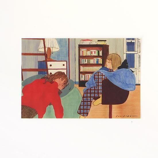 りんりん様パネル☆ポメちゃんバンド☆ ハンカチ受付 原倫子 ポストカード「childhood friend」 - swimmie ハンカチ- OLD