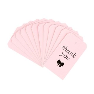 Thank you Tag-Pink Set of 12