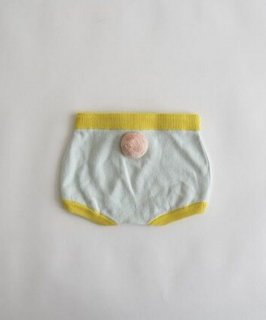  50% OFF SALE // Striped Shorts with Pompom // Mint 