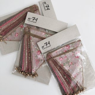 30% OFF SALE - Bunting Garland // Mix Pink M004 