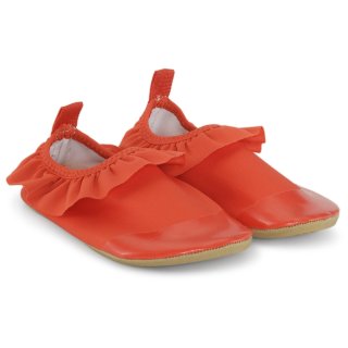MANUCA SWIM FRILL SHOES // Fiery Red
