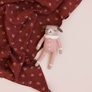  puppy knit toy // rose jumpsuit (Last1)