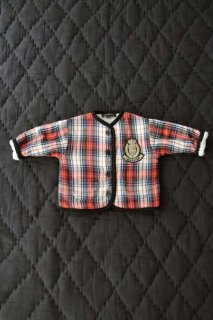  50% OFF // REVERSIBLE CARDIGAN/JACKET Red check // 䥵  12M - 10Y 
