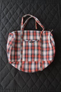  40% OFF // TRAVEL BAG （Red check）
