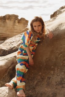  40% OFF SALE - Corey Jumpsuit - Rainbow Warrior䥵10Y