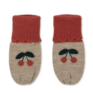  sonja knit mittens // beige melange (Last1)