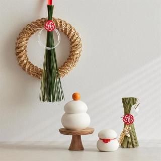 【shesay】鏡餅のオブジェとしても使える半磁器のLEDライト 雪だるま ビッグ