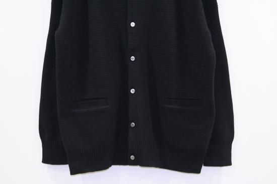YASHIKI | ヤシキ Konayuki Cardigan / コナユキ カーディガン (BLACK