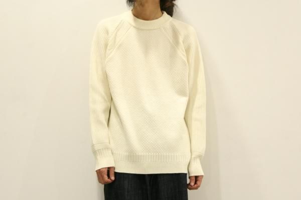 YASHIKI | ヤシキYukitsuri Knit / ユキツリ ニット(WHITE) 通販サイト ...