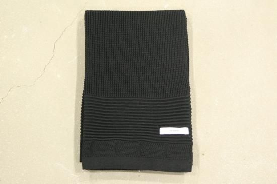 YASHIKI | ヤシキ / Waffle Stole(BLACK) 通販サイト - 京都