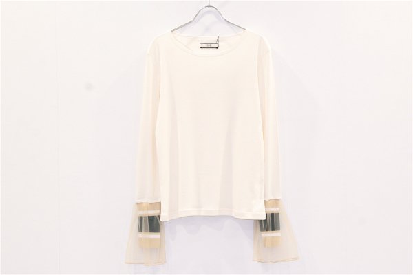 NON TOKYO |ノントーキョー / FRILL LONG SLEEVE T/S(WHITE)通販サイト