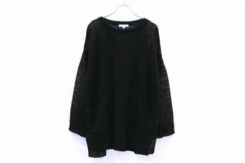 <img class='new_mark_img1' src='https://img.shop-pro.jp/img/new/icons47.gif' style='border:none;display:inline;margin:0px;padding:0px;width:auto;' />YASHIKI /Masakari Knit(BLACK)