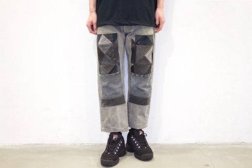 <img class='new_mark_img1' src='https://img.shop-pro.jp/img/new/icons47.gif' style='border:none;display:inline;margin:0px;padding:0px;width:auto;' />Children of the discordance / OLD PATCH DENIM PANTS(BLACKSIZE2) pattern A