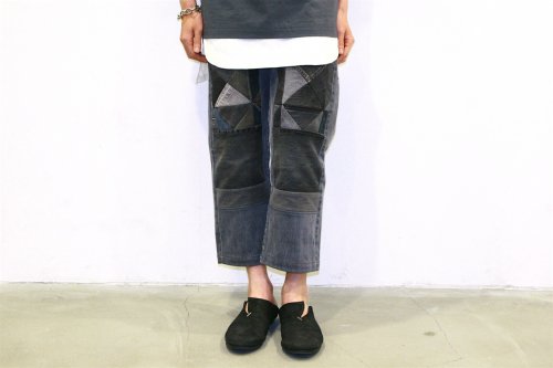 <img class='new_mark_img1' src='https://img.shop-pro.jp/img/new/icons47.gif' style='border:none;display:inline;margin:0px;padding:0px;width:auto;' />Children of the discordance / OLD PATCH DENIM PANTS(BLACKSIZE2) pattern B