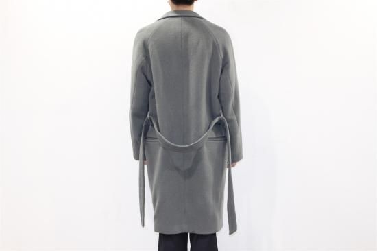 ATELIER BETON アトリエ ベトン ノーカラー コート グレー ATELIER BETON アトリエ ベトン ノーカラー コート グレー