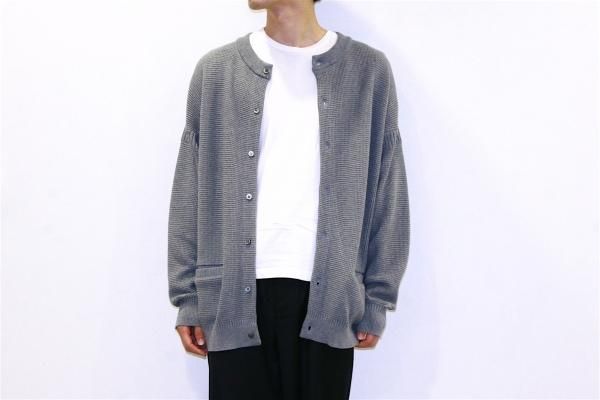 YASHIKI | ヤシキ Hakugin Cardigan(GRAY)通販サイト - 京都取扱い店舗