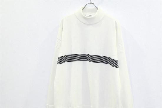 YASHIKI | ヤシキ Kaiko Line Mock Knit(WHITE) / ラインモック YASHIKI | ヤシキ Kaiko Line Mock Knit(WHITE) / ラインモック