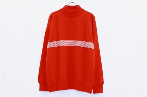 <img class='new_mark_img1' src='https://img.shop-pro.jp/img/new/icons47.gif' style='border:none;display:inline;margin:0px;padding:0px;width:auto;' />YASHIKI /Kaiko Line Mock Knit(RED)