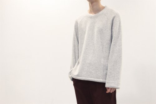 <img class='new_mark_img1' src='https://img.shop-pro.jp/img/new/icons47.gif' style='border:none;display:inline;margin:0px;padding:0px;width:auto;' />THEE /w-face crewneck knit(GRAY)