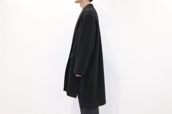 THEE | シー / w-face knit gown coat(BLACK)通販サイト - 京都取扱い店舗 ATTEMPT / アテンプト