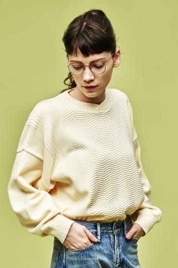 YASHIKI-Samon Knit(IVORY) / サモンニット(アイボリー) 通販 YASHIKI-Samon Knit(IVORY) / サモンニット(アイボリー) 通販