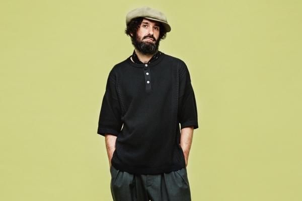 YASHIKI / Hyouka Henley Knit(BLACK) / ヒョウカヘンリーニット