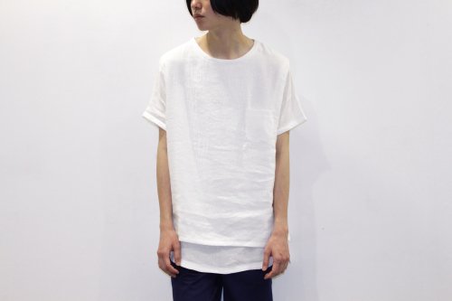 <img class='new_mark_img1' src='https://img.shop-pro.jp/img/new/icons47.gif' style='border:none;display:inline;margin:0px;padding:0px;width:auto;' />THEE / LINEN TEE(WHITE)