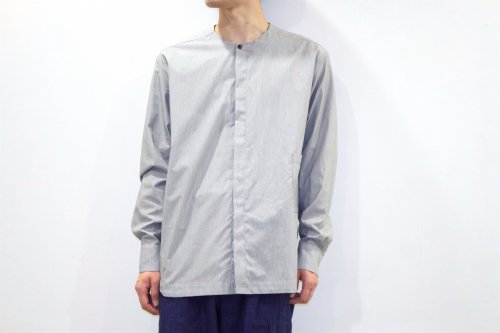 <img class='new_mark_img1' src='https://img.shop-pro.jp/img/new/icons47.gif' style='border:none;display:inline;margin:0px;padding:0px;width:auto;' />house of the very island's... / COLLARLESS SHIRT(STRIPE)