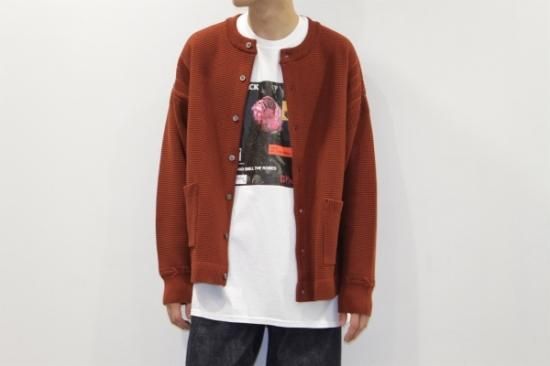 YASHIKI / Hisetsu Cardigan(TERRACOTTA) | ヒセツカーディガン 
