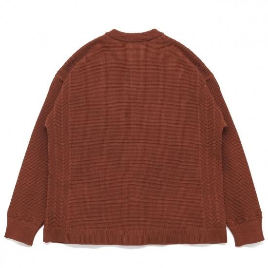 YASHIKI / Hisetsu Cardigan(TERRACOTTA) | ヒセツカーディガン YASHIKI / Hisetsu Cardigan(TERRACOTTA) | ヒセツカーディガン