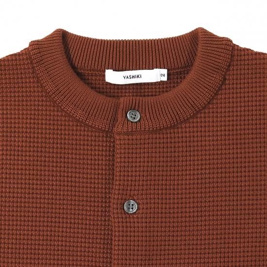 YASHIKI / Hisetsu Cardigan(TERRACOTTA) | ヒセツカーディガン YASHIKI / Hisetsu Cardigan(TERRACOTTA) | ヒセツカーディガン