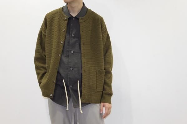 YASHIKI / Hisetsu Cardigan(OLIVE) | ヒセツカーディガン(オリーブ ...