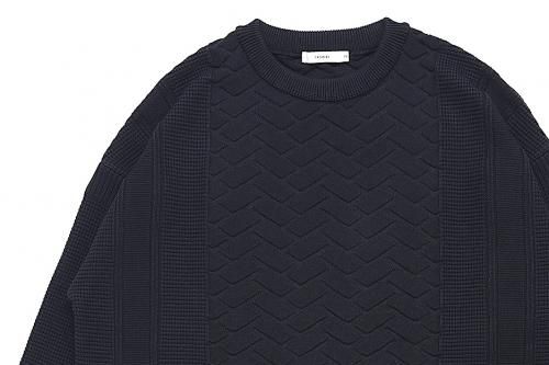 <img class='new_mark_img1' src='https://img.shop-pro.jp/img/new/icons47.gif' style='border:none;display:inline;margin:0px;padding:0px;width:auto;' />YASHIKI /Ibuki Knit(BLACK)